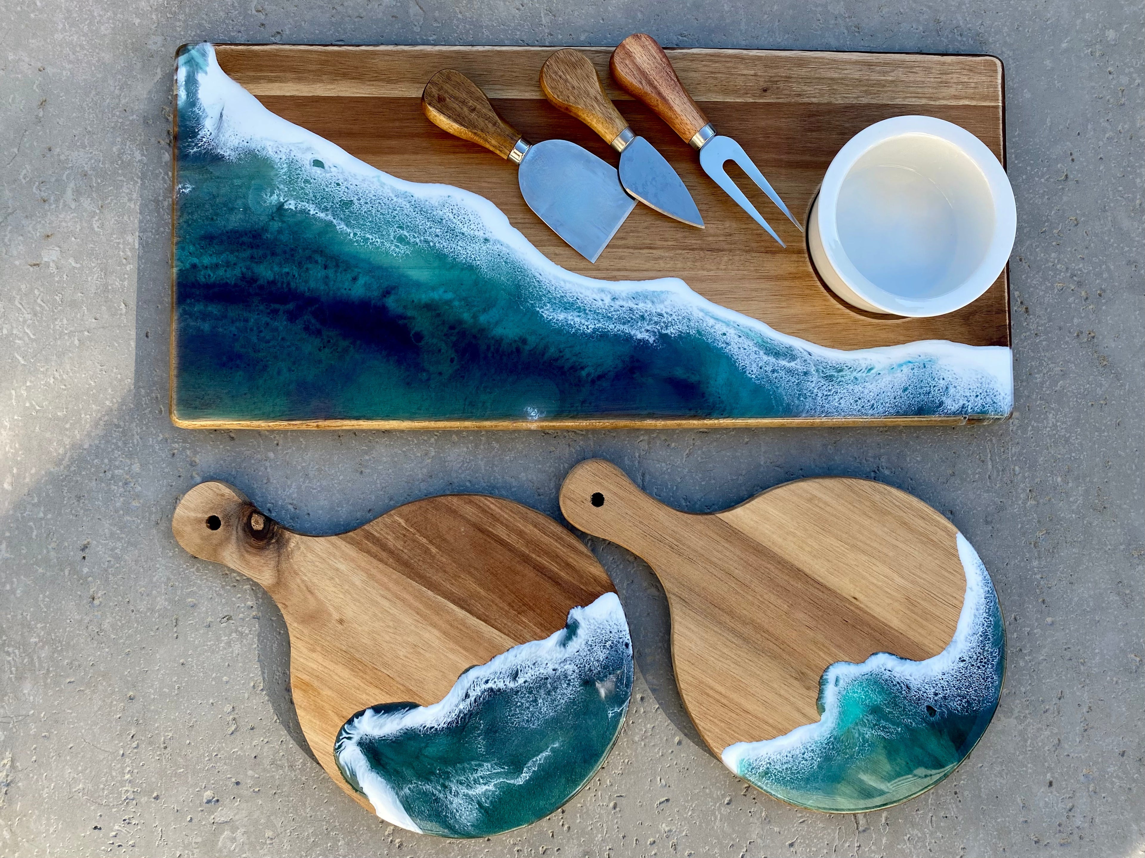 Acadia Charcuterie Board Gift set