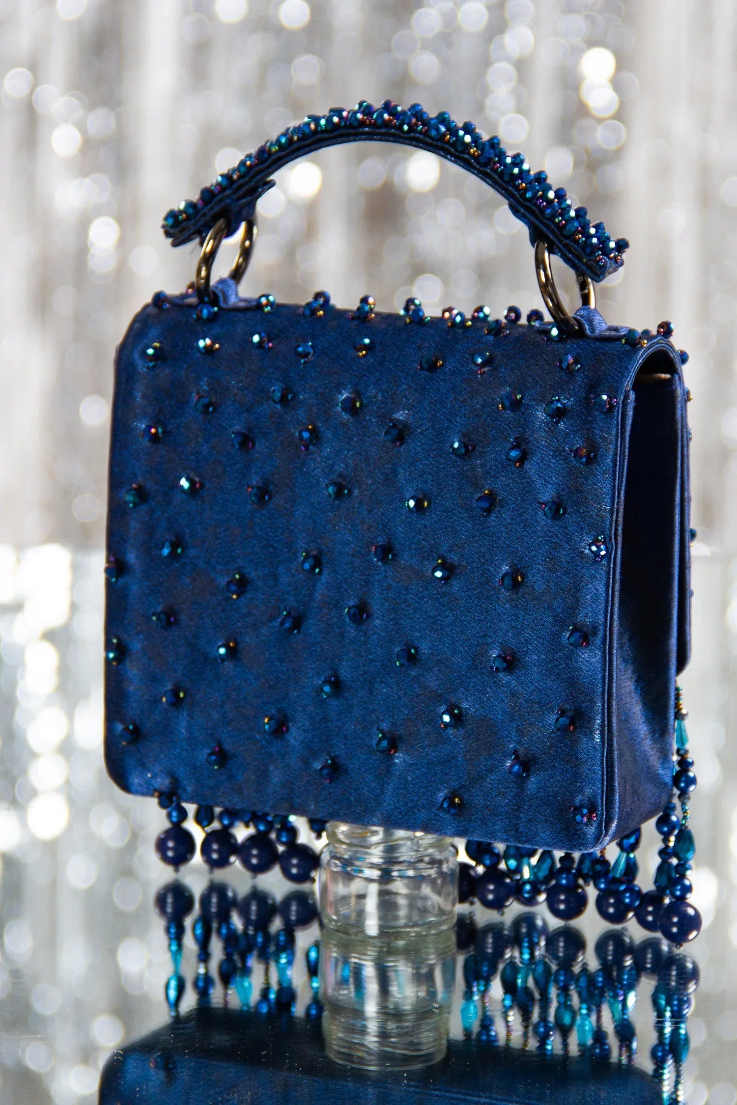 KYRA BLUE CLUTCH